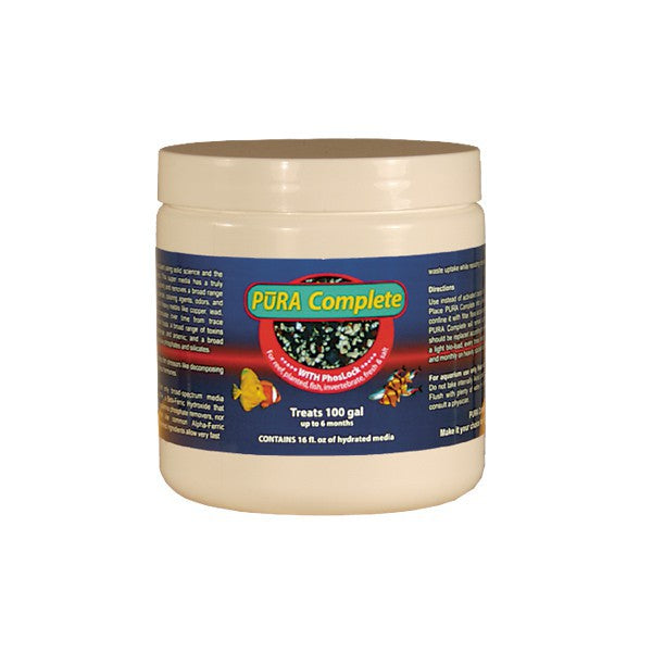 PURA Complete Carbon, PhosLock, zeolite blend 16 fl. oz Treats 100 Gal (bag incl.)