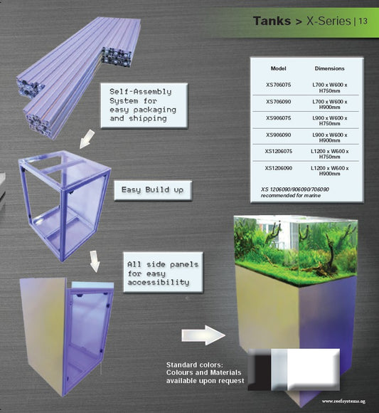 Aluminium Profile Stand for Aquarium & Light Railing Mount