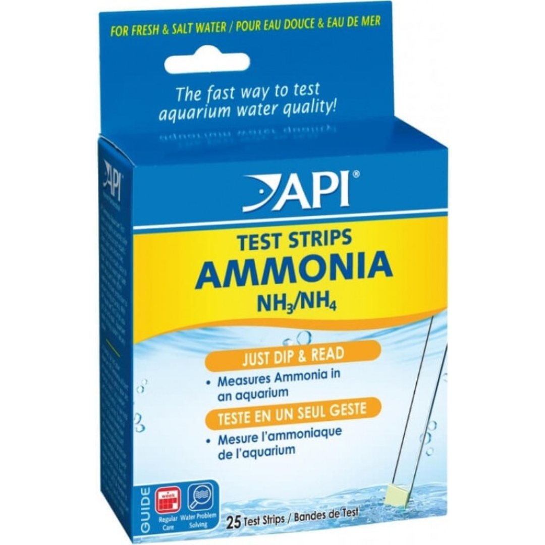 API Ammonia Test Strips 25 Test Strips