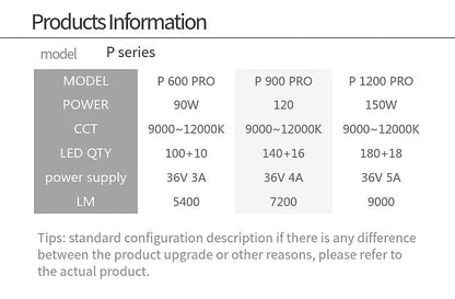 Week Aqua P - Series Pro LED light (60cm - 120cm)