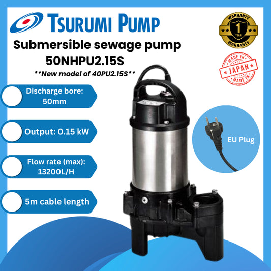 Tsurumi Submersible pump 50NHPU2.15S