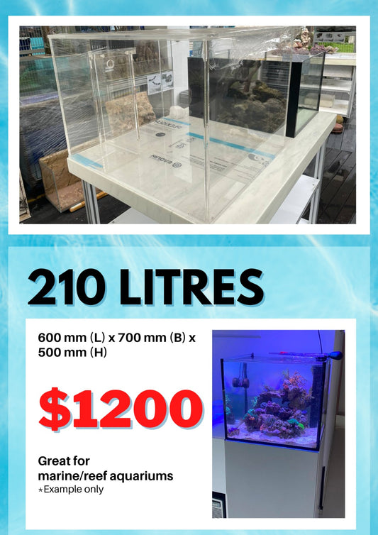 Acrylic Tank 210 Litres