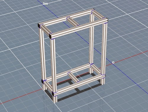 Profile Aluminium stand