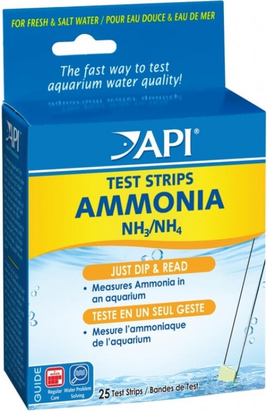 API Ammonia Test Strips 25 Test Strips