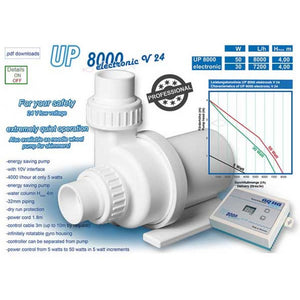 Aquabee Universal centrifugal pump UP8000 electronic 24V DC (adjustable) 0-50 W