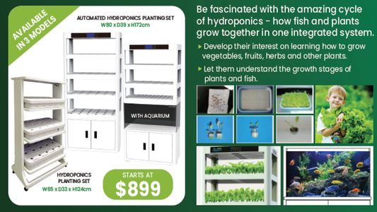 HiPlant LZ102 Hydroponic Planting Set w/Aquarium