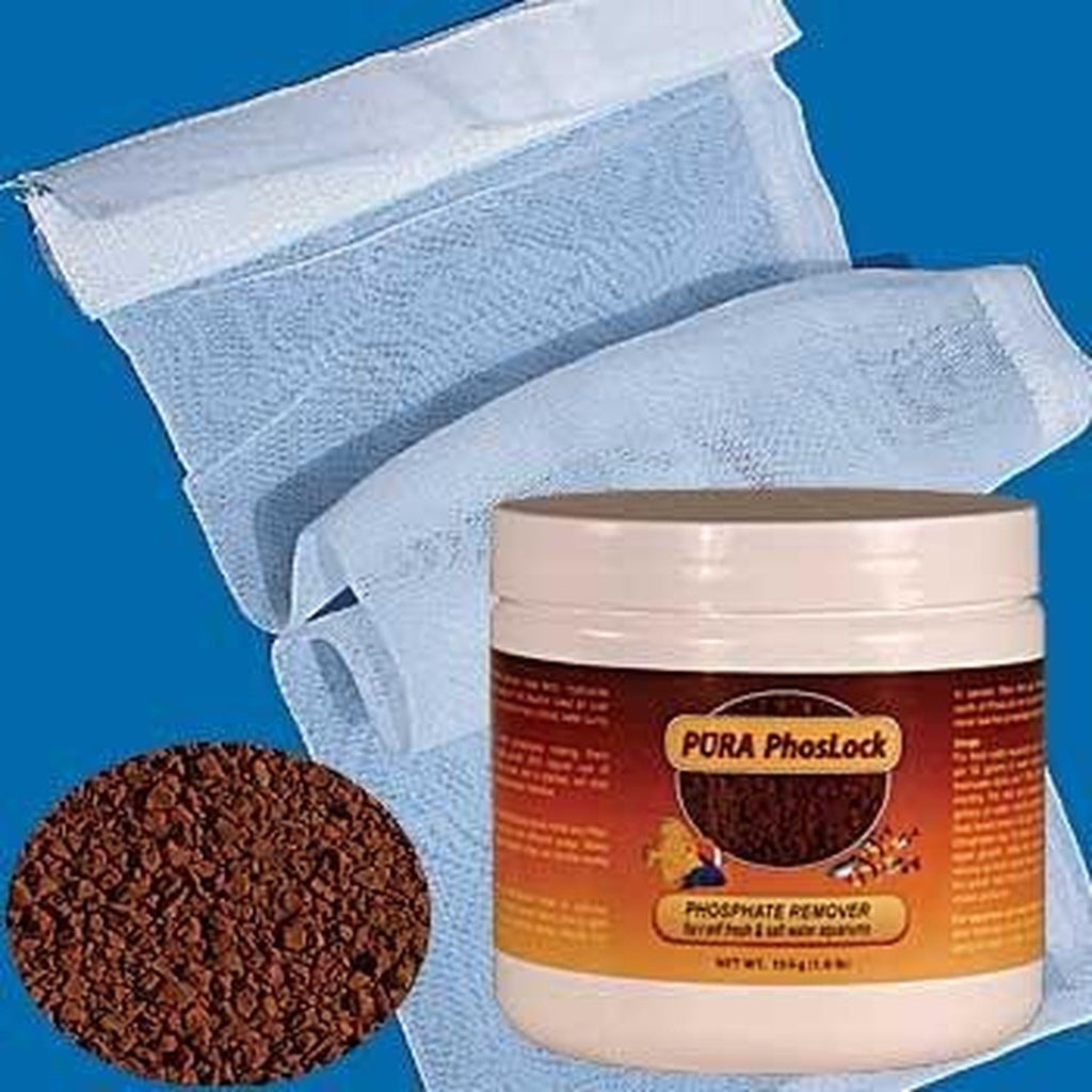 PURA PhosLock Stable 2-4mm granules 150g (0.33 lb) treats 300Gal (bag incl.)