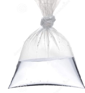 Saltmix water in plastic bags with $18 delivery