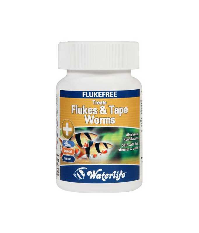 Waterlife Flukefree Treats Flukes & Tape Worms