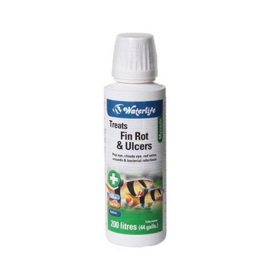Waterlife Myxazin Treats Fin Rot & Ulcers 100ml
